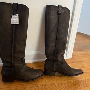 Frye tall leather boots